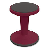 MooreCo Hierarchy Grow Stool, Tall, Backless, Supports Up to 250 lbs, 17" to 24" Seat Height, Currant Seat, Currant Base (50970CURRANT)