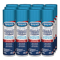 Crazy Clean, Unscented, 19 oz Aerosol Spray, 12/Carton (1000057598)
