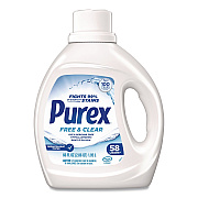 Purex Free and Clear Liquid Laundry Detergent, 66 oz Bottle (05602)