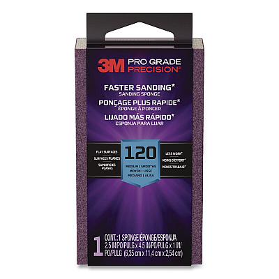 3M Pro Grade Precision Sanding Block Sponge (FSB120PGP1T)