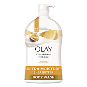 Olay Ultra Moisture Body Wash, Shea Butter Scent, 33 oz Pump Bottle (97494)