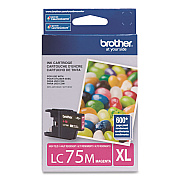 Brother LC75MS Innobella High-Yield Ink, 600 Page-Yield, Magenta