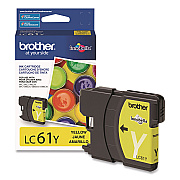 Brother LC61YS Innobella Ink, 325 Page-Yield, Yellow