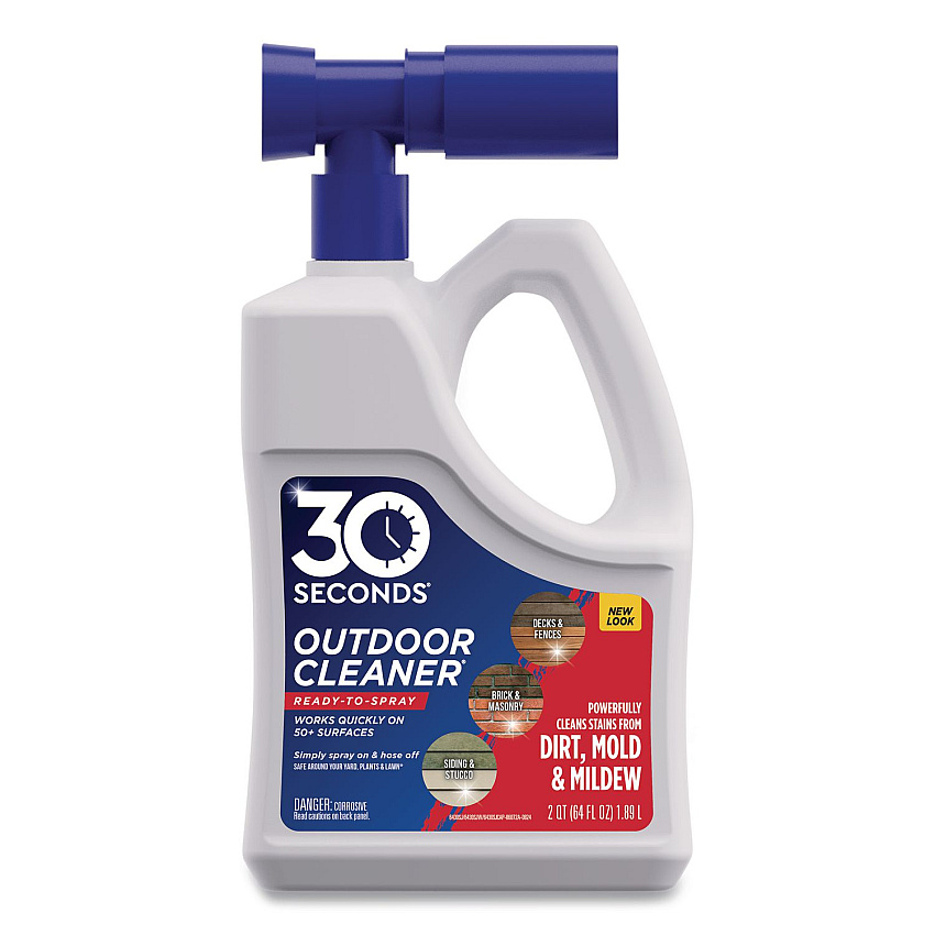 WEIMAN 30 Seconds Outdoor Cleaner Ready-to-Spray, 64 oz Hose-End Spray Bottle (6430SJ)