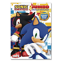 Sonic Jumbo Coloring and Activity Book, Ages 3 and Up, 64 Pages (61314)