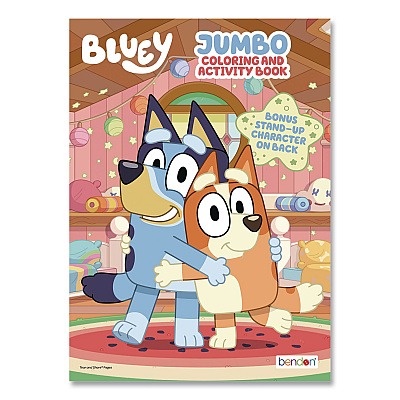 Bluey Jumbo Coloring and Activity Book, Ages 3 and Up, 64 Pages (63350)