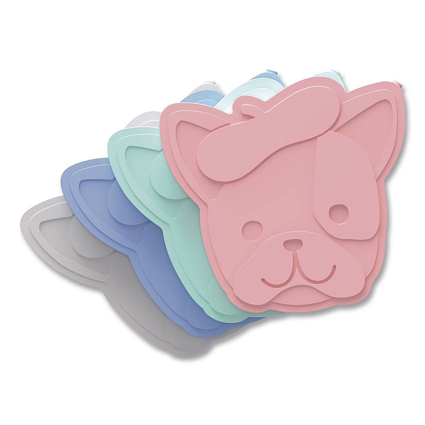 bentgo Buddies Kids Ice Packs, Puppies, Assorted Colors, 4/Pack (BGICEPPY)