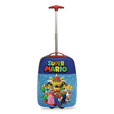 Bioworld Super Mario Brothers Hardside Carry-On Suitcase, 13 x 8 x 16.5 (LRB53N9SMBPP)