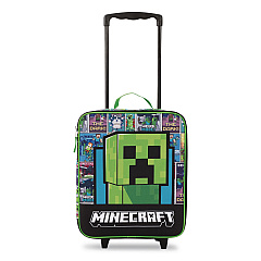 Bioworld Four-Piece Minecraft Carry-On Luggage Set, 11.75 x 6 x 14 (LRY6U4EMNCPP)