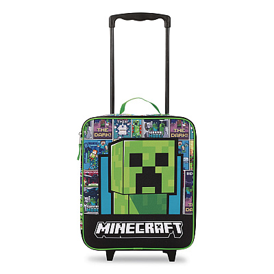 Bioworld Four-Piece Minecraft Carry-On Luggage Set, 11.75 x 6 x 14 (LRY6U4EMNCPP)