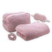 Travel Blanket Set, Mauve (SCPB0003)