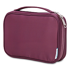 Travel Jewelry Organizer, 7.4 x 5.6, Maroon (SOLS0001)