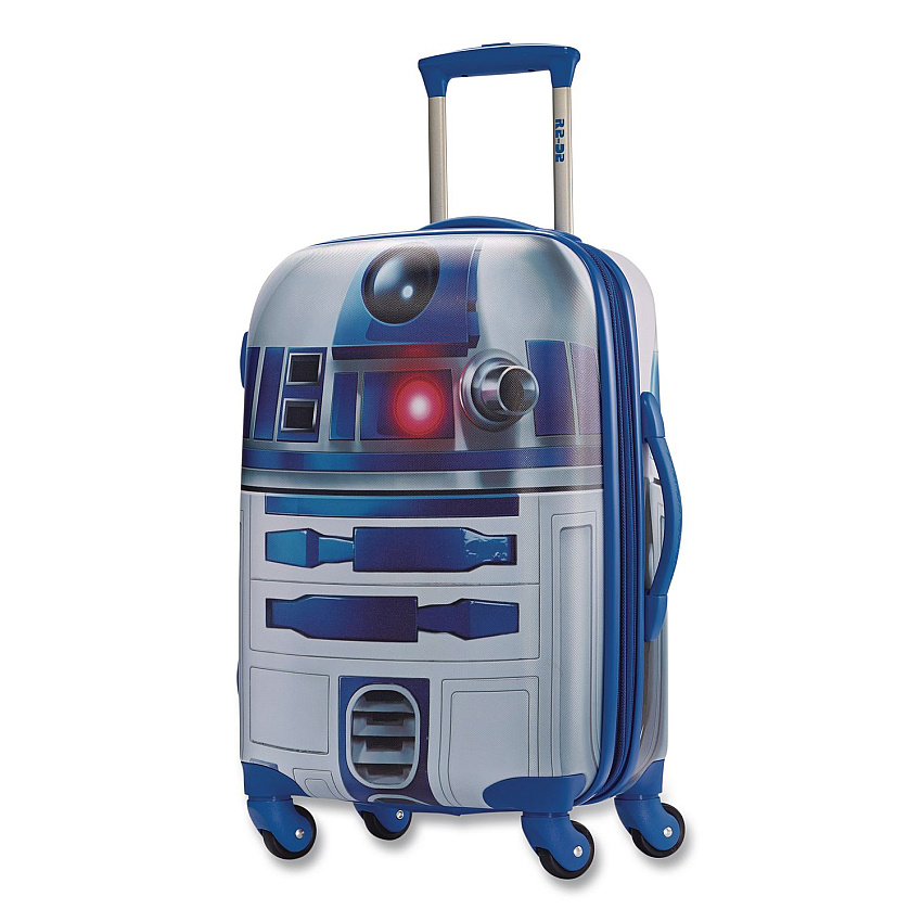 AMERICAN TOURISTER Star Wars R2-D2 21" Hardside Spinner Suitcase, 9 x 15 x 21.5 (657774431)
