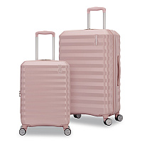 AMERICAN TOURISTER Color Vault Hardside Spinner Suitcase Set, 11 x 11 x 24, Pink Blush (153951E050)