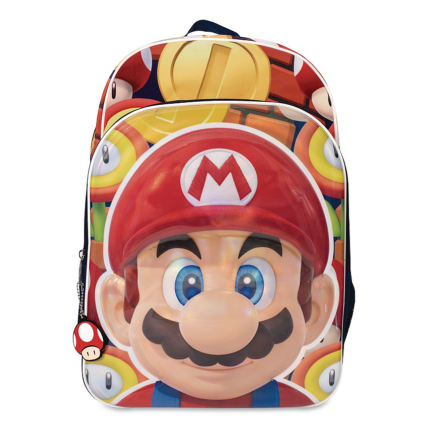 Accessory Innovations Super Mario Backpack, 12 x 5 x 16, Multicolor (S21NN47437FR)