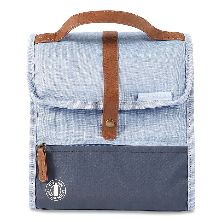 Eco Insulated Lunch Sack, 9" x 5.7" x 9.63", Blue (61010050001)