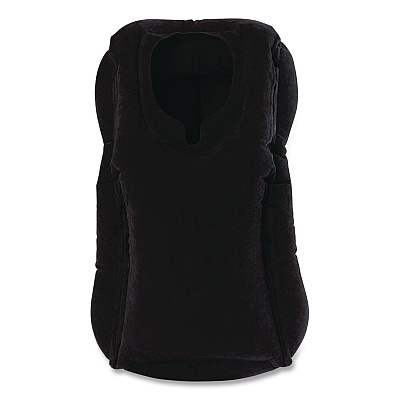 Brookstone Inflatable Neck Pillow, One Size Fits Most, Black (BCPP0008)