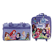 Bioworld Four-Piece Disney Princess Carry-On Luggage Set, 11.75 x 6 x 14 (DBY6SRWDSYPP)