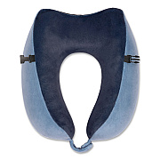 Brookstone Flex Curve Neck Pillow, One Size Fits Most, Blue (BCPP0002442)