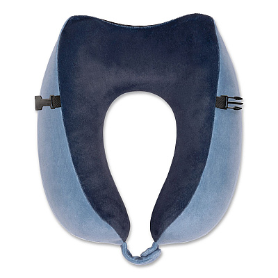 Brookstone Flex Curve Neck Pillow, One Size Fits Most, Blue (BCPP0002442)