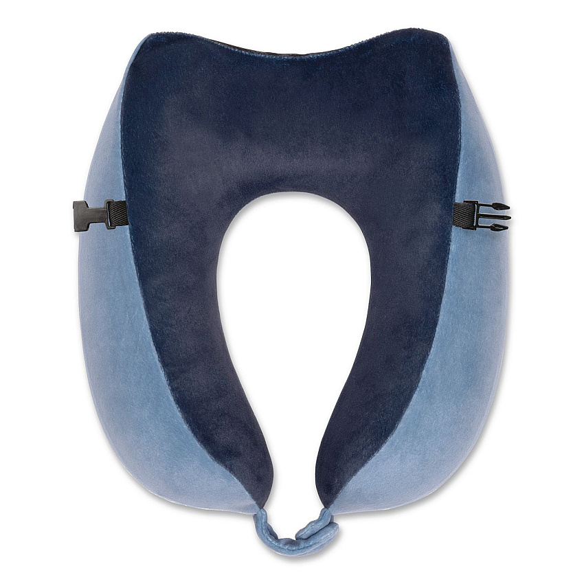Brookstone Flex Curve Neck Pillow, One Size Fits Most, Blue (BCPP0002442)