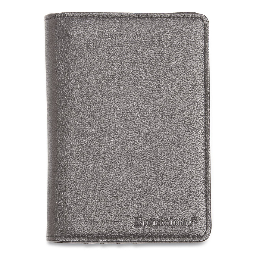 Brookstone RFID Passport Holder, Polyurethane, Dark Gray (BOAW0003021)