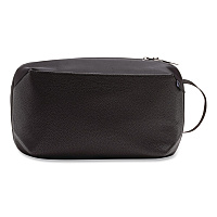 Brookstone Polyester Toiletry Bag, 10.5 x 4.5 x 6.75, Black (BOBD0004)
