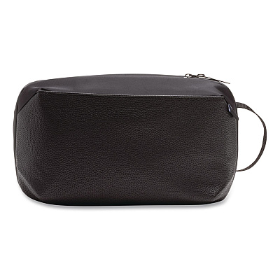 Brookstone Polyester Toiletry Bag, 10.5 x 4.5 x 6.75, Black (BOBD0004)