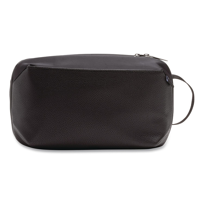 Brookstone Polyester Toiletry Bag, 10.5 x 4.5 x 6.75, Black (BOBD0004)