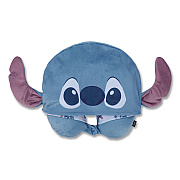 Bioworld Stitch Hooded Polyester Travel Pillow, 11 x 3 x 10.5, Blue (NPY7MRFDSCPP)