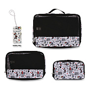 Bioworld Minie and Mickey Mouse Four-Piece Packing Cube Set, Assorted Sizes (PAY2JS2DSYPP)
