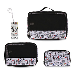 Bioworld Minie and Mickey Mouse Four-Piece Packing Cube Set, Assorted Sizes (PAY2JS2DSYPP)