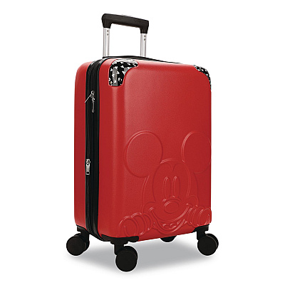 Bioworld Mickey Mouse Hardside Carry-On Suitcase, 13.5 x 8.5 x 22 (LRA89EDDSYPP)