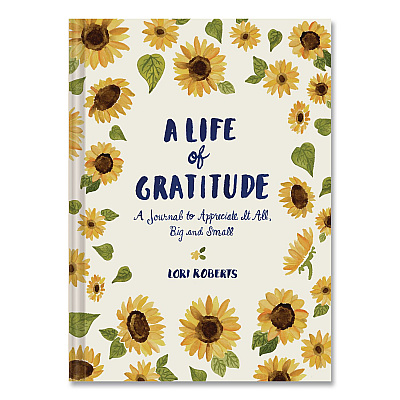 Chronicle Books Guided Journal: A Life of Gratitude by Lori Roberts, Yellow Cover, (224) 7.25 x 5.37 Sheets (978145216431)