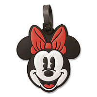 AMERICAN TOURISTER Disney Character Luggage Tag, Minnie Mouse, Rubber, Multicolor (1228954451)