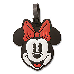 AMERICAN TOURISTER Disney Character Luggage Tag, Minnie Mouse, Rubber, Multicolor (1228954451)