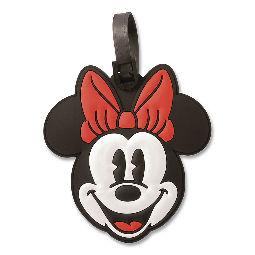 AMERICAN TOURISTER Disney Character Luggage Tag, Minnie Mouse, Rubber, Multicolor (1228954451)