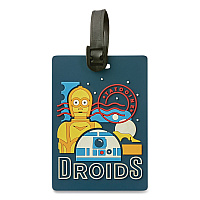 AMERICAN TOURISTER Disney Character Luggage Tag, Star Wars Droids, Rubber, Multicolor (1229024431)