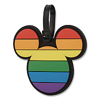 AMERICAN TOURISTER Disney Character Luggage Tag, Mickey Pride, Rubber, Multicolor (1458729994)