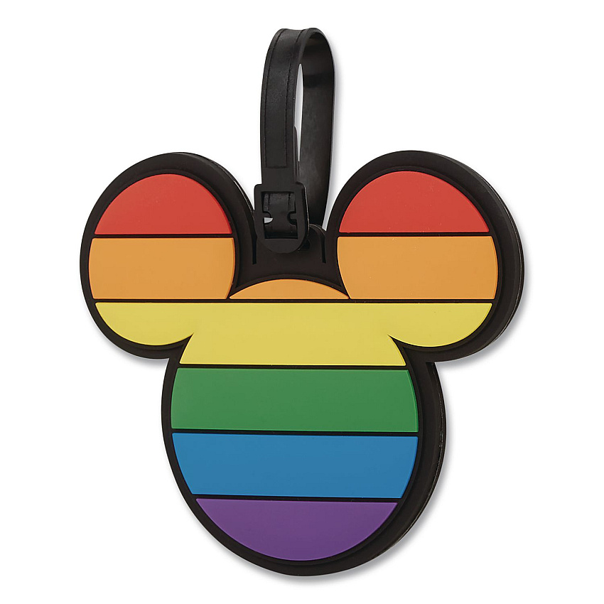 AMERICAN TOURISTER Disney Character Luggage Tag, Mickey Pride, Rubber, Multicolor (1458729994)