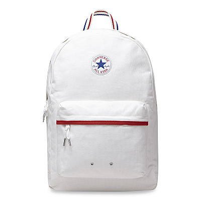 Chuck Canvas Backpack, Fits Devices Up to 16.9", 12 x 5.5 x 18, White (MA5675W2Y)