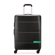 United Colors of Benetton x  NOW! 23" Hardside Spinner, 18 x 11 x 26, Black (B4376281000)