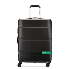 United Colors of Benetton x  NOW! 23" Hardside Spinner, 18 x 11 x 26, Black (B4376281000)
