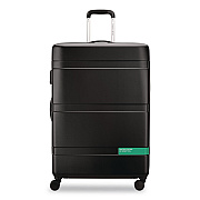 United Colors of Benetton x  NOW! 27" Hardside Spinner Suitcase, 20 x 11.5 x 30, Black (B4376282100)