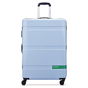 United Colors of Benetton x  NOW! 27" Hardside Spinner Suitcase, 20 x 11.5 x 30, Light Blue (B4376282112)