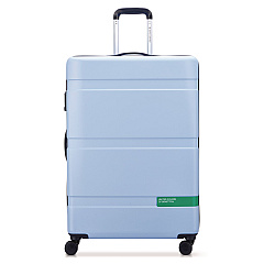 United Colors of Benetton x  NOW! 27" Hardside Spinner Suitcase, 20 x 11.5 x 30, Light Blue (B4376282112)