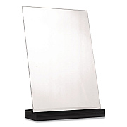 Global Printed Products Acrylic Sign Holder with Black Angled Base, 5 x 7 Insert (SGNHAB5X7BK)
