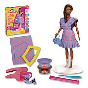 Hasbro Play-Doh Barbie Fashionista Ruffles Doll Set (G1359)