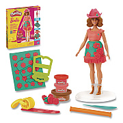 Hasbro Play-Doh Barbie Florals and Fringe Doll Set (G1360)