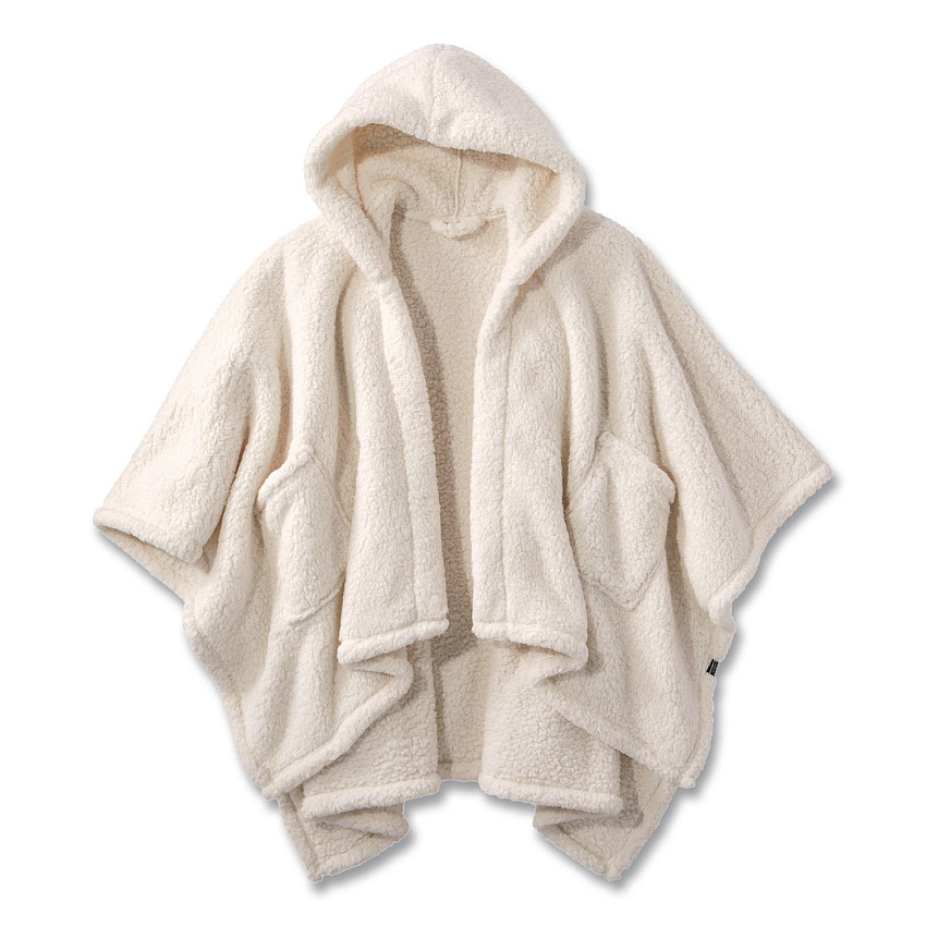Cozy Sherpa Wearable Throw, 58 x 60, Cream (514846459)